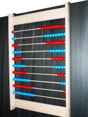 Počítadlo kuličkové 1-100 závěsné