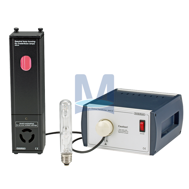 Držák spektrálních lamp E27 s napájecím zdrojem