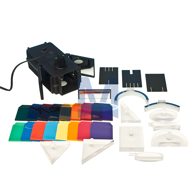 Souprava optika se světelným boxem