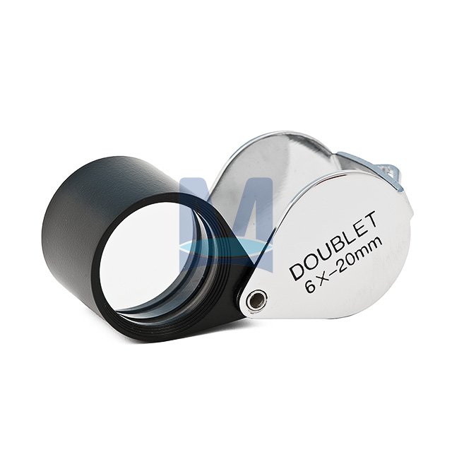 Lupa 6× aplanatická dublet zavírací, zp 25 mm