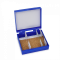 Plastový box na 25 ks mikroskopických preparátů, modrý