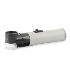 Lupa aplanatická 10× s osvětlením a držadlem