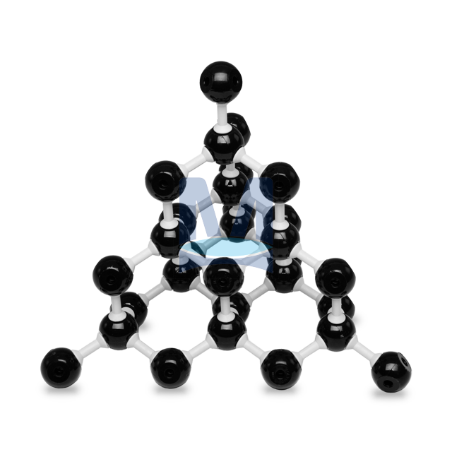 Molymod model struktury diamantu