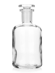 Láhev úzkohrdlá reagenční, čirá se zabroušenou zátkou
