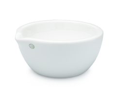 Miska třecí  drsná s výlevkou, porcelánová