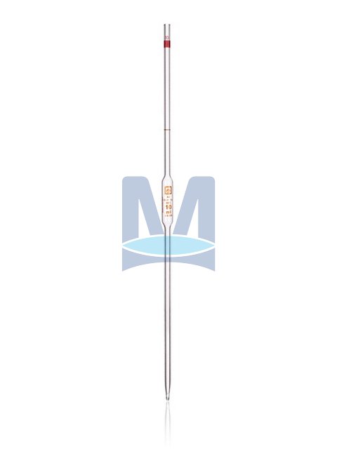 Pipeta nedělená třídy AS, rozšířená, jedna ryska Pipeta nedělená třídy AS, rozšířená, jedna ryska