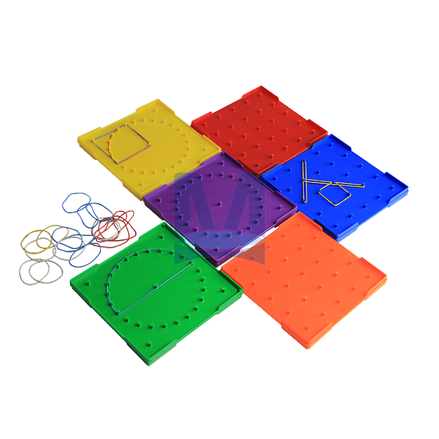 GeoBoard sada 6 oboustranných a různobarevných kusů GeoBoard sada 6 oboustranných a různobarevných kusů