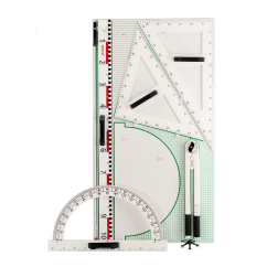 Rýsovací souprava na tabuli – sada III