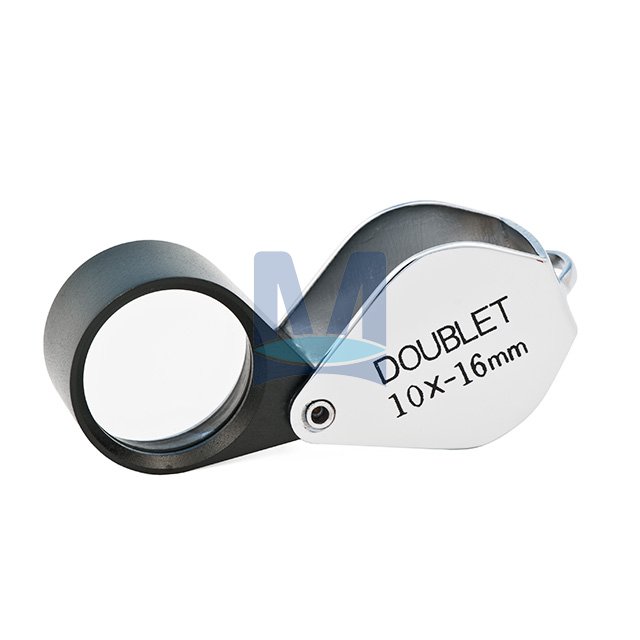 Lupa 10× achromatická triplet zavírací, zp 15 mm
